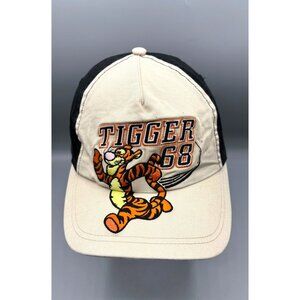 Vtg Disney Store Tigger 68 Embroidered Baseball Cap Adjustable